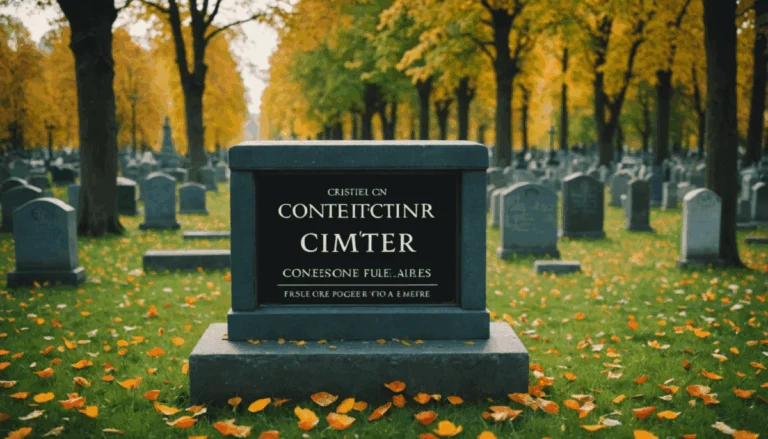 Comment choisir une concession cimetière : conseils pour un achat éclairé